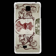 Coque LG F5 Moyen âge 1