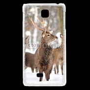 Coque LG F5 Cerf et biche en troupeau