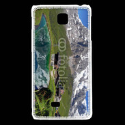 Coque LG F5 Montagne Suisse 