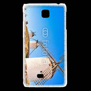 Coque LG F5 Paysage avec des moulins