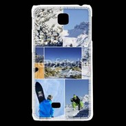 Coque LG F5 Vacances d'hiver en Savoie
