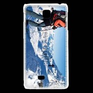 Coque LG F5 Skieuse en montagne extrême 5