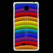 Coque LG F5 Effet Raimbow