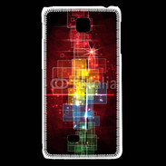Coque LG F5 Fond abstrait coloré