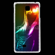 Coque LG F5 Fashion femme en discothèque