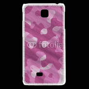 Coque LG F5 Camouflage rose