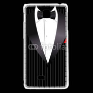 Coque LG F5 Illustration smoking noir rayé