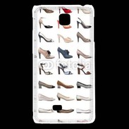 Coque LG F5 Fond chaussures