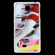 Coque LG F5 Pêle mêle chaussures 2