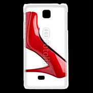 Coque LG F5 Escarpin rouge 2