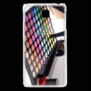 Coque LG F5 Palette maquillage, vernis et escarpins
