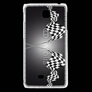 Coque LG F5 Drapeau de fin de course