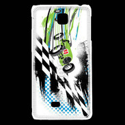 Coque LG F5 Course de voiture rétro