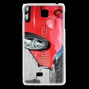 Coque LG F5 Voiture de sport rouge italienne