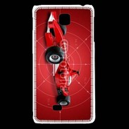 Coque LG F5 Formule 1 en mire rouge