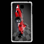 Coque LG F5 Formule 1 et drapeau à damier 50