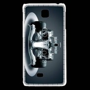 Coque LG F5 Formule 1 en noir et blanc 50