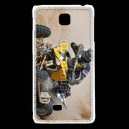 Coque LG F5 Dérapage en quad