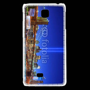 Coque LG F5 Laser twin towers