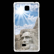 Coque LG F5 Monument USA Roosevelt et Lincoln