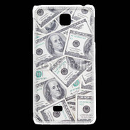 Coque LG F5 Fond dollars