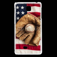 Coque LG F5 Passion Baseball USA 60