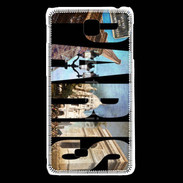 Coque LG F5 Paris en lettres