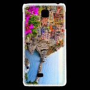 Coque LG F5 Cote italienne fleurie