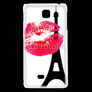 Coque LG F5 Tour eiffel bisous