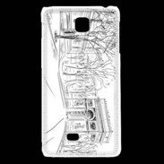 Coque LG F5 Dessin Arc de Triomphe Paris