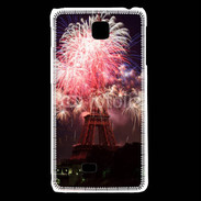 Coque LG F5 Feux d'artifice Tour Eiffel