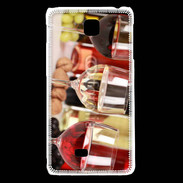 Coque LG F5 Vin blanc rosé et rouge