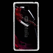 Coque LG F5 Vin rouge 2