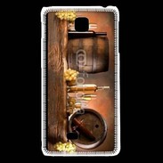 Coque LG F5 Vin blanc et tonneaux