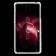 Coque LG F5 Vin rouge 8