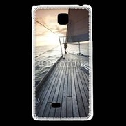 Coque LG F5 Voilier au couché du soleil