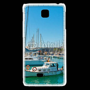 Coque LG F5 Bateau au port 3