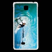 Coque LG F5 Surfeur dans un tube