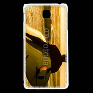 Coque LG F5 Surfer à la tombée de la nuit