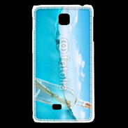 Coque LG F5 Bouteille à la mer