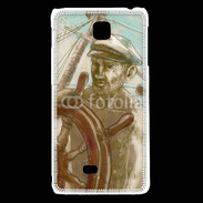 Coque LG F5 Illustration capitaine de navire