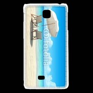 Coque LG F5 Transats vue mer