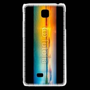 Coque LG F5 Couché de soleil mer