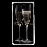 Coque LG F5 Coupes de champagne 2