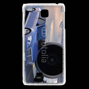 Coque LG F5 Voiture de luxe devant jet privé 1