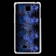 Coque LG F5 Feu d'artifice bleu