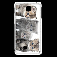 Coque LG F5 Groupe de chatons