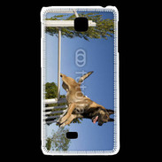 Coque LG F5 Chien agility