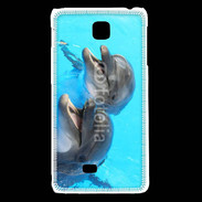 Coque LG F5 Duo de dauphins