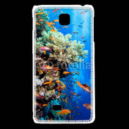 Coque LG F5 Poisson et corail